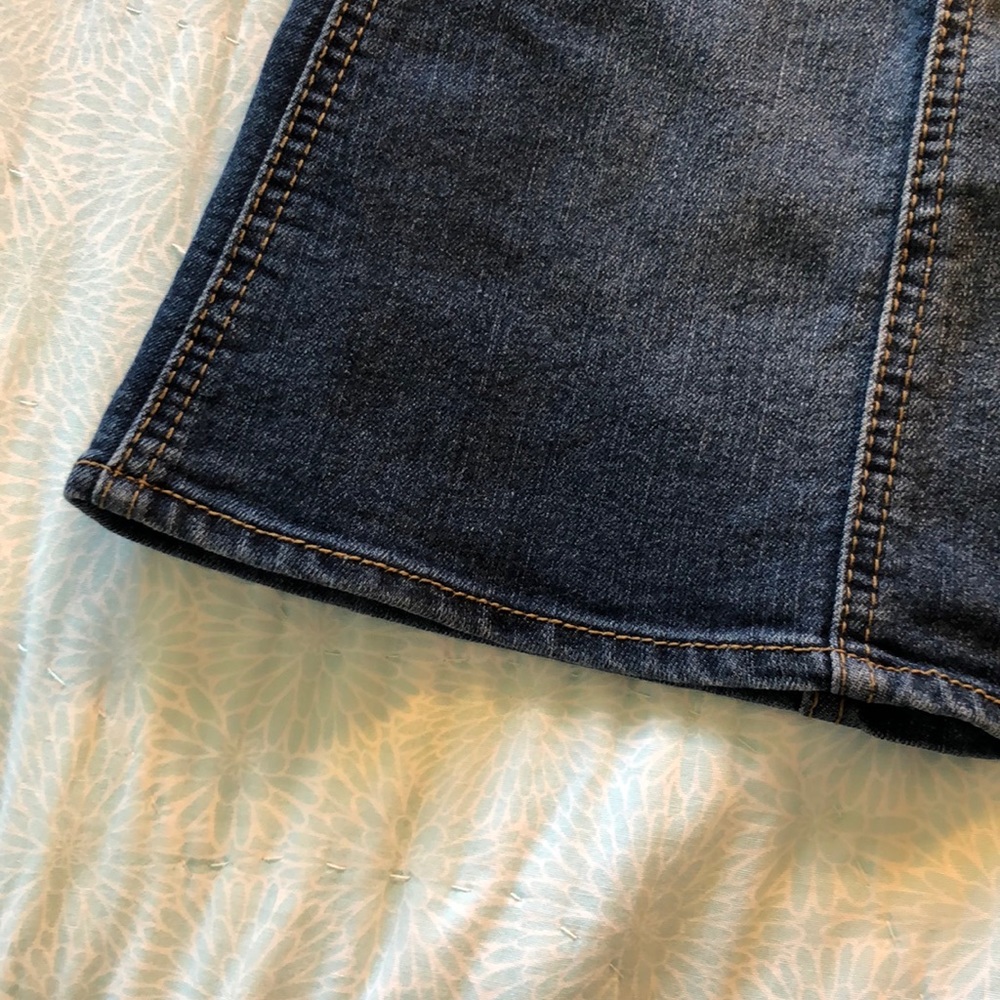 Blue Denim Skirt - Picture 3 of 6